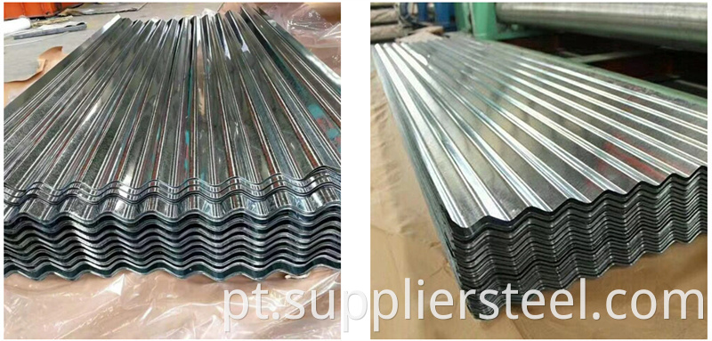 Galvanised Steel Corrugated Roofing Plate